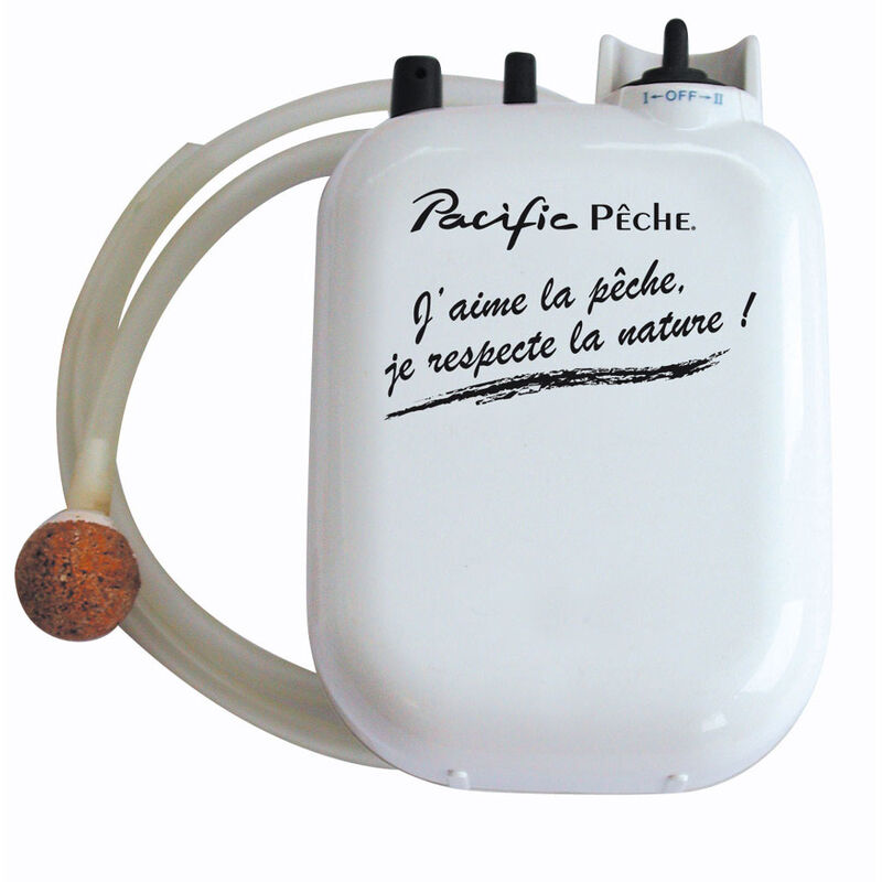A&eacute;rateur pour vivier carnassier redfish air pump ap-1102 - Carnassier au pos&eacute; | Pacific P&ecirc;che