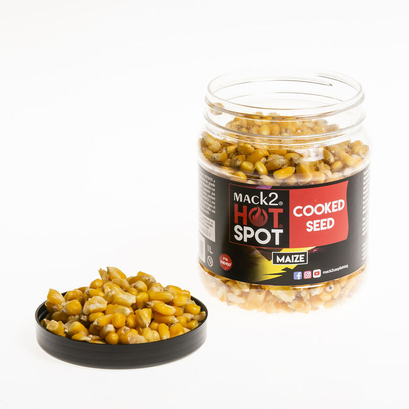 Graines cuites carpe mack2 cooked seed maize - Pr&ecirc;tes &agrave; l'emploi | Pacific P&ecirc;che