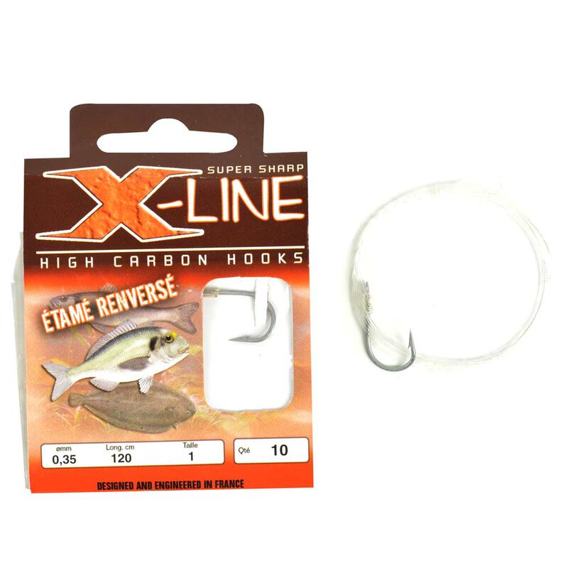 Hame&ccedil;ons mont&eacute;s mer x-line &eacute;tam&eacute; renvers&eacute; (x10) - Hame&ccedil;ons Mont&eacute;s | Pacific P&ecirc;che