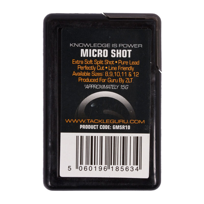 Plombs fendus coup guru micro shot - Ronds | Pacific P&ecirc;che