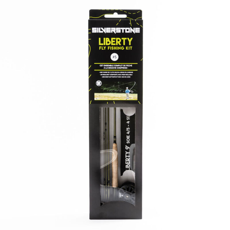 Ensemble mouche silverstone liberty kit 9' soie 4/5 - Ensembles | Pacific P&ecirc;che