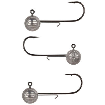 T&ecirc;tes Plomb&eacute;es Spro Round Jighead HD 90 H3/0 (x3) - T&ecirc;tes plomb&eacute;es | Pacific P&ecirc;che