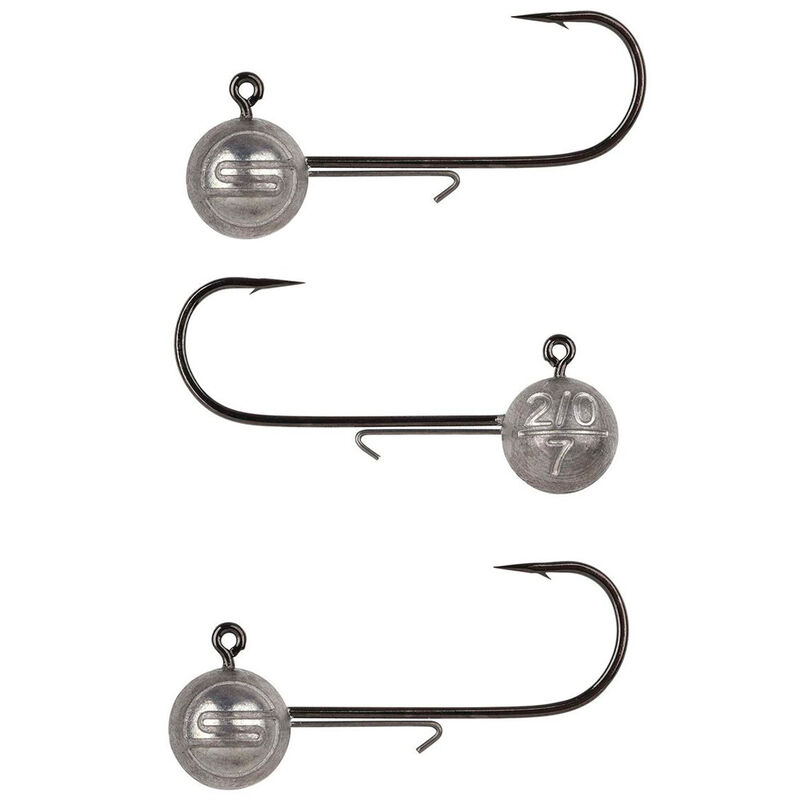T&ecirc;tes Plomb&eacute;es Spro Round Jighead HD 90 H3/0 (x3) - T&ecirc;tes plomb&eacute;es | Pacific P&ecirc;che