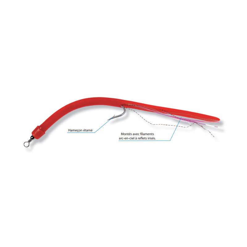 Leurre souple anguillon flashmer 3/0 (x2) - Leurres souples | Pacific P&ecirc;che