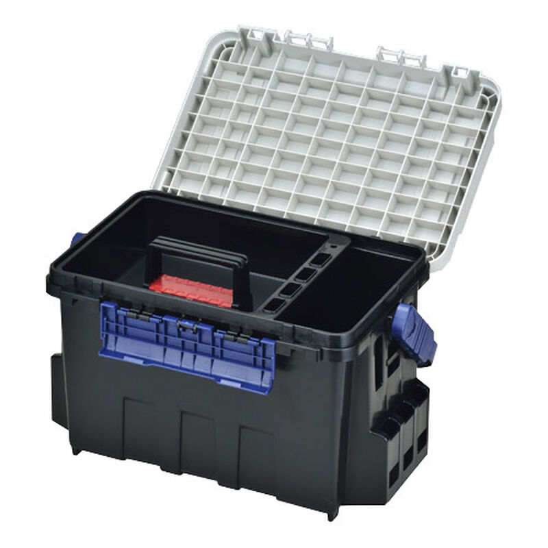 Caisse de p&ecirc;che Versus bucket mouth bm 9000 black - Boites | Pacific P&ecirc;che