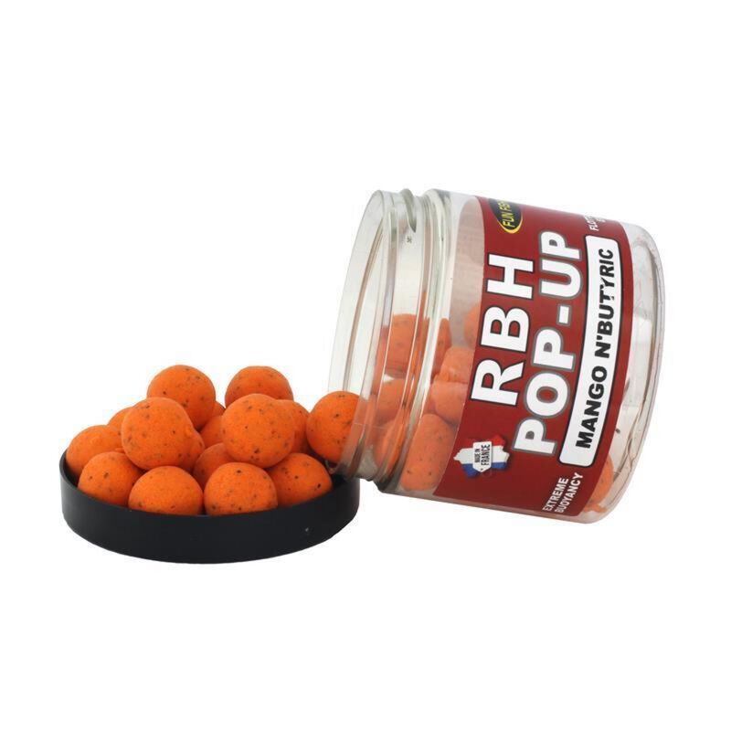 Pop-Ups FunFishing RBH Mango N'Butyric 15mm - Flottantes | Pacific P&ecirc;che
