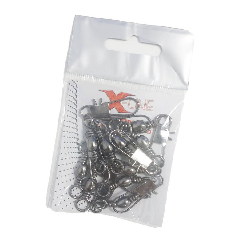 &Eacute;merillon baril &agrave; agrafe carnassier x-line (x10) - Emerillons | Pacific P&ecirc;che