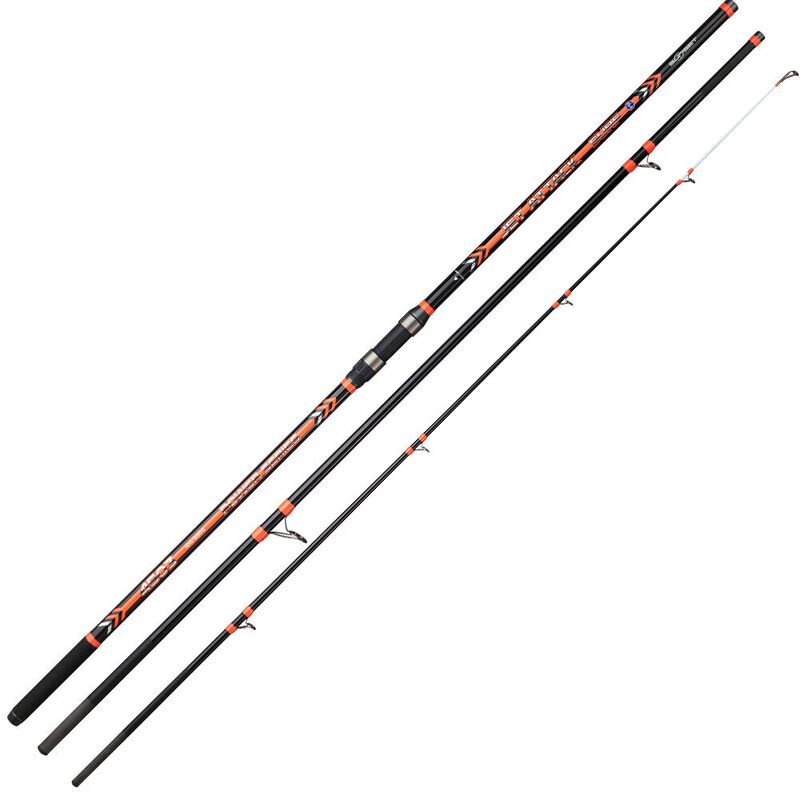 Canne Sunset Jet Attack Power 420 cm 100-250 g - Cannes surfcasting emboitement | Pacific P&ecirc;che