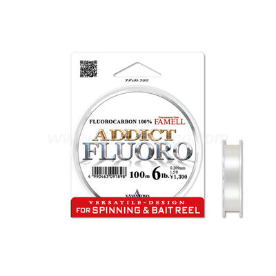 Fluorocarbone Yamatomo Addict Fluoro 100m - Fluorocarbones | Pacific P&ecirc;che