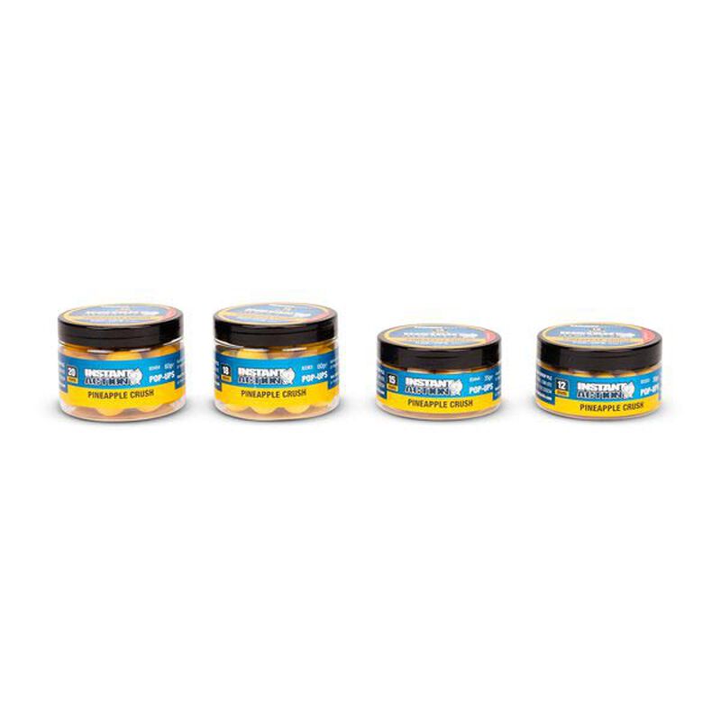 Bouillettes flottantes carpe nashbait instant action pop ups pineapple crush - Flottantes | Pacific P&ecirc;che