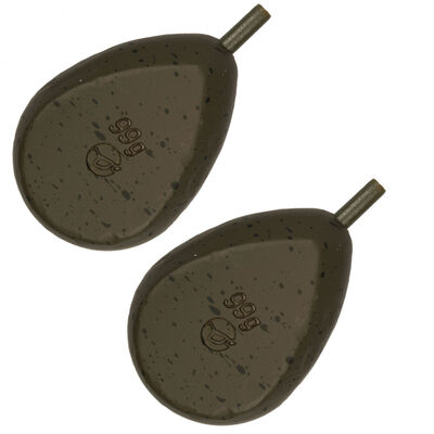 Plomb in line korda flat pear (x2) - IN-LINE | Pacific P&ecirc;che