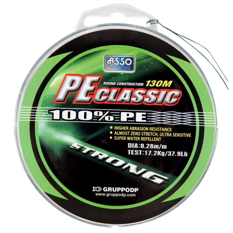 Tresse Asso Pe Classic Verte 130m - Tresses | Pacific P&ecirc;che