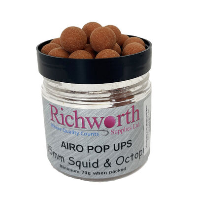 Pop-Ups Richworth Airo Squid & Octopus 15mm 200 ml - Flottantes | Pacific P&ecirc;che