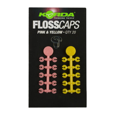 Stop app&acirc;t carpe korda floss caps pink/yellow (x20) - Stop app&acirc;t | Pacific P&ecirc;che