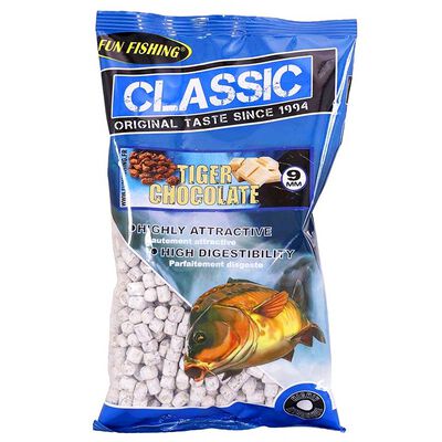 Pellets Fun Fishing Classic Tiger Chocolate 9mm 700g - Amor&ccedil;ages | Pacific P&ecirc;che