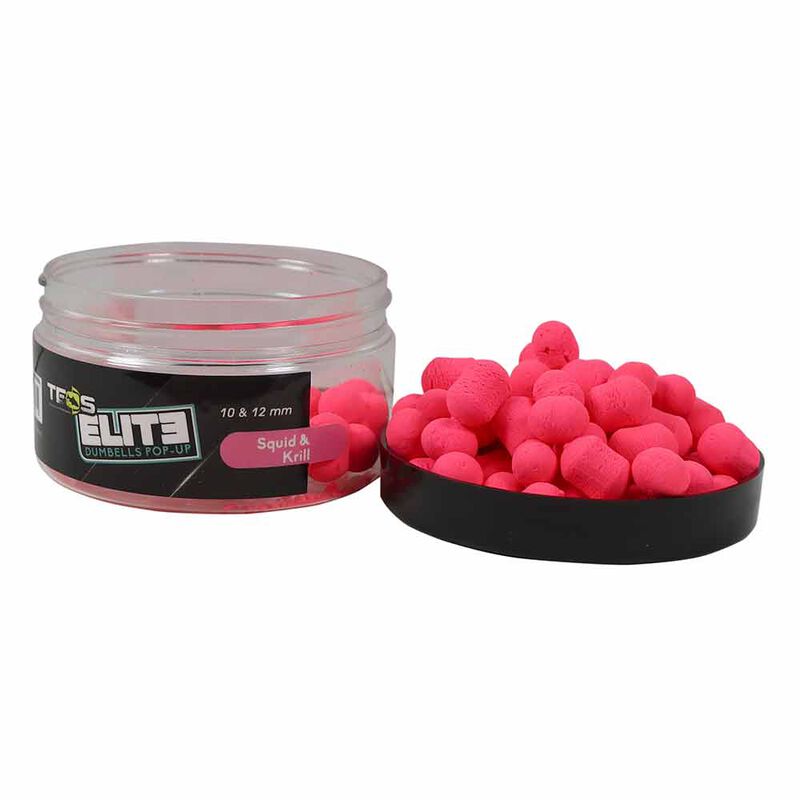 Dumbells Pop Up Teos Elite 10/12mm Squid/Krill - Dumbells / Bouillettes | Pacific P&ecirc;che
