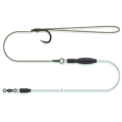 Bas de Ligne Madcat Pop Up Pellet Rig 65cm 0.95mm 84kg n&deg;2/0 - Bas de lignes mont&eacute;s | Pacific P&ecirc;che