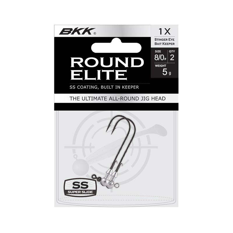 T&ecirc;tes Plomb&eacute;es BKK Round Elite Classic Bait Keeper H8/0 (x2) - T&ecirc;tes plomb&eacute;es | Pacific P&ecirc;che