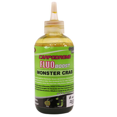 Additif liquide coup fun fishing fluo booster monster crab 185ml - Additifs | Pacific P&ecirc;che