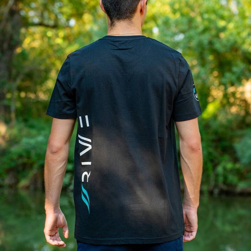 T-shirt Rive Noir  - T-shirts manches courtes | Pacific P&ecirc;che