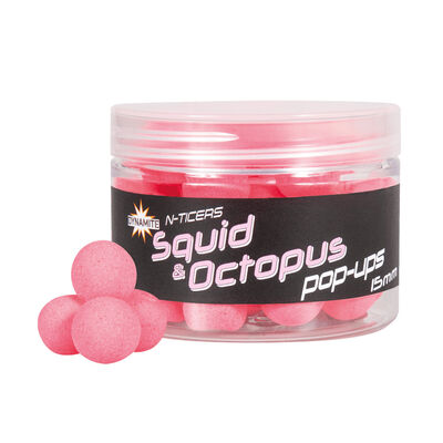 Pop-Up Dynamite Baits N-Ticers Squid & Octopus - Flottantes | Pacific P&ecirc;che