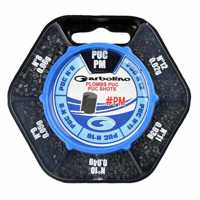 Plombs ultra cylindrique (puc) boite distributrice 5 cases Garbolino - Ronds | Pacific P&ecirc;che