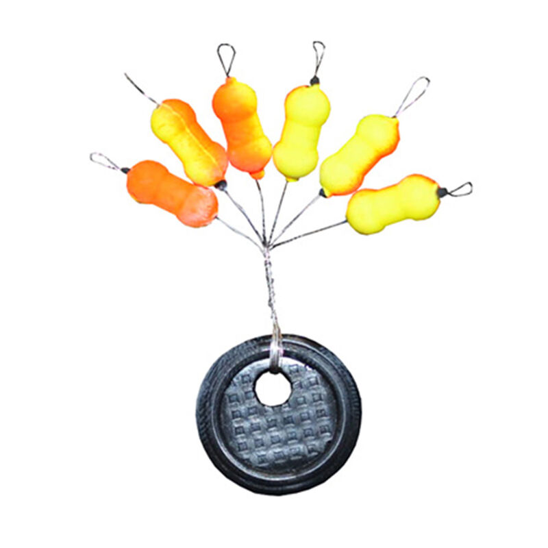 Guide Fil Autobloquant Ripstop Fiquet Jaune/Orange (x6) - Guides fils | Pacific P&ecirc;che