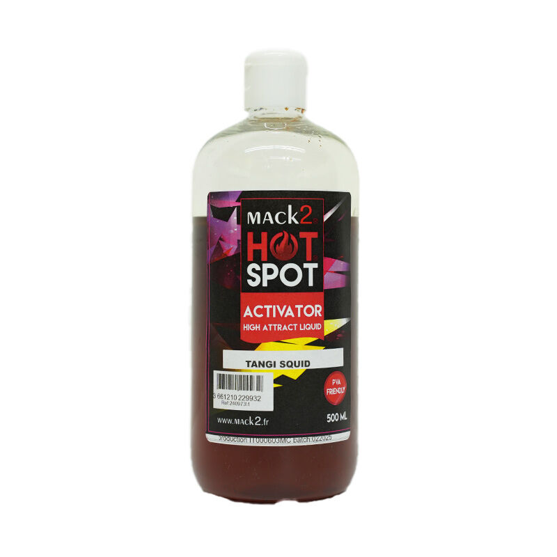 Activator Mack2 Tangi Squid 500 ml - Boosters / dips | Pacific P&ecirc;che