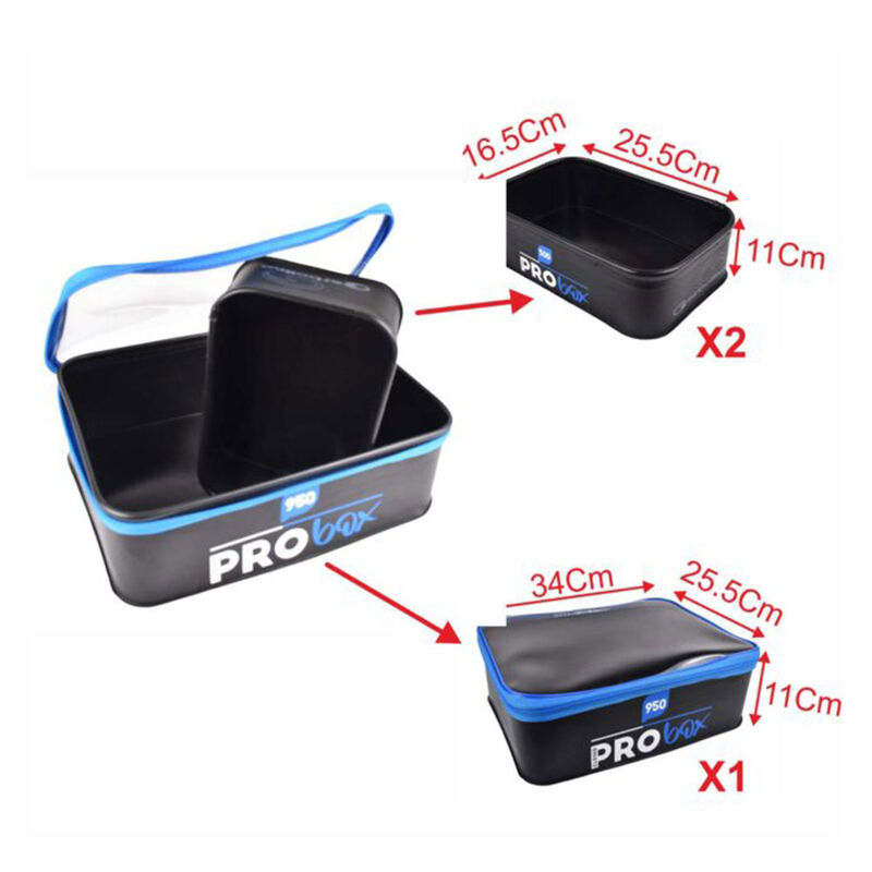 Set Eva de 3 Boites Type Groundbait Garbolino - Boites | Pacific P&ecirc;che
