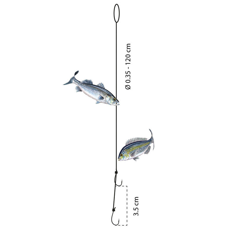 Bas de ligne flashmer montage &agrave; couteau - Bas de Lignes / Lignes Mont&eacute;es | Pacific P&ecirc;che