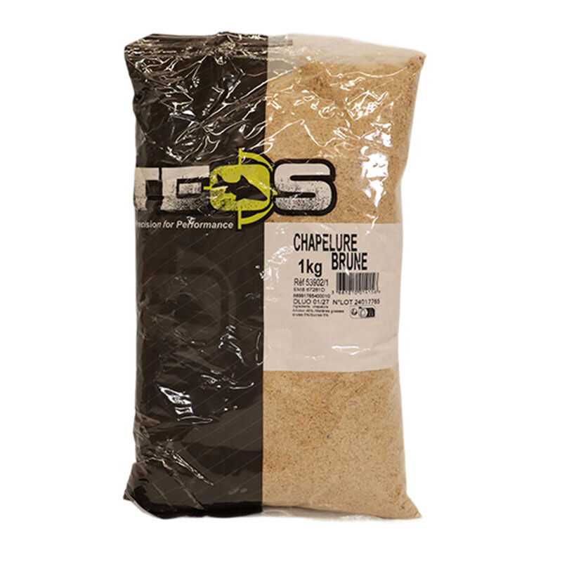 Farine pour la p&ecirc;che au coup active baits chapelure Brune 1kg - Farines | Pacific P&ecirc;che