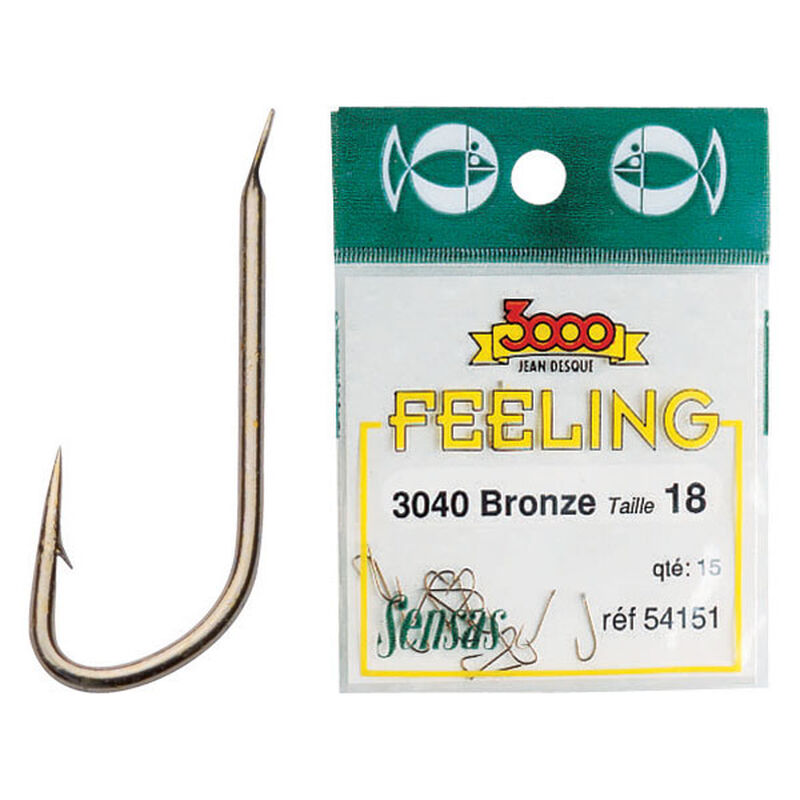 Hame&ccedil;ons coup sensas feeling 3040 bronze (x15) - Hame&ccedil;ons non Mont&eacute;s &agrave; Palettes | Pacific P&ecirc;che