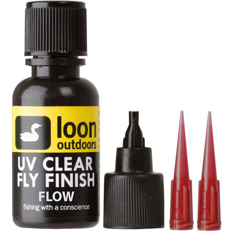 Fly tying loon outdoors uv clear fly finish - flow (1/2 oz) - Vernis | Pacific P&ecirc;che