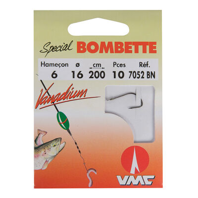Hame&ccedil;ons mont&eacute;es waterqueen hm7052 bombette (x10) - Lignes mont&eacute;es | Pacific P&ecirc;che