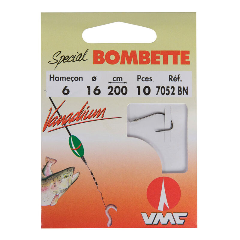 Hame&ccedil;ons mont&eacute;es waterqueen hm7052 bombette (x10) - Lignes mont&eacute;es | Pacific P&ecirc;che