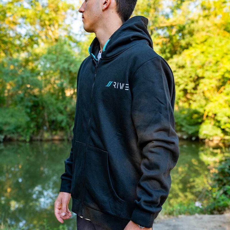 Sweat Zipp&eacute; Rive Zip Up Black - Sweatshirts | Pacific P&ecirc;che