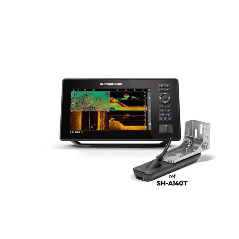 Sondeur Humminbird Combin&eacute; Tactile XPLORE 9-MEGA SI+-Version Sonde TA - Sondeurs | Pacific P&ecirc;che