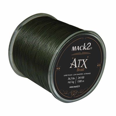 Tresse mack2 atx braid 1500 m - Tresse | Pacific P&ecirc;che