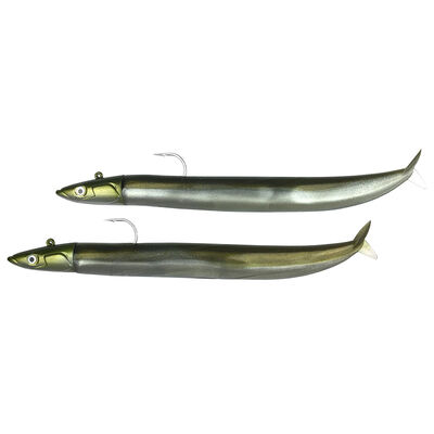 Leurres souples fiiish double combo crazy sand eel 180 off shore 18cm 40g - Leurres souples | Pacific P&ecirc;che