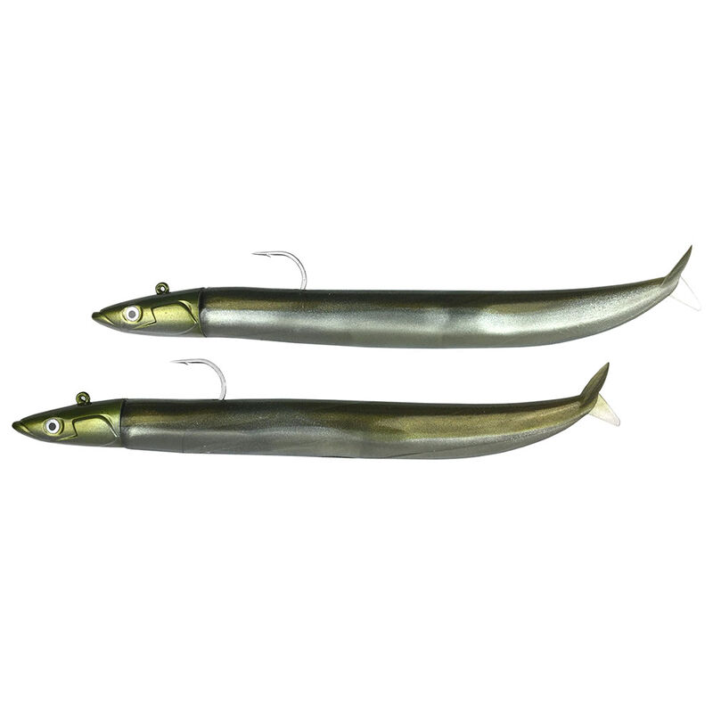 Leurres souples fiiish double combo crazy sand eel 180 off shore 18cm 40g - Leurres souples | Pacific P&ecirc;che