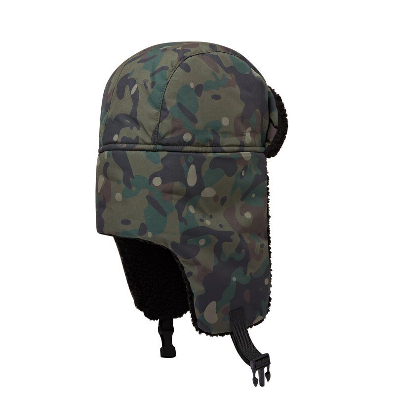 Chapeau Trakker Techpro Camo Trapper Hat - Bonnets | Pacific P&ecirc;che