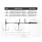 Stinger BKK BB Trigger-21 Stinger Rig - Stingers | Pacific P&ecirc;che