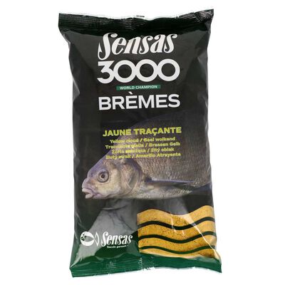 Amorce sensas 3000 bremes jaune tracante 1kg - Amorces | Pacific P&ecirc;che