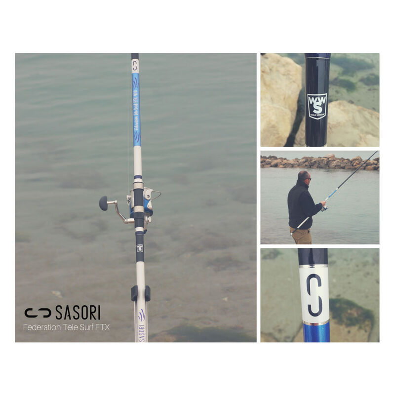 Canne Surfcasting t&eacute;lescopique Surf Federation FTX 4.10m 80-150g - Cannes | Pacific P&ecirc;che