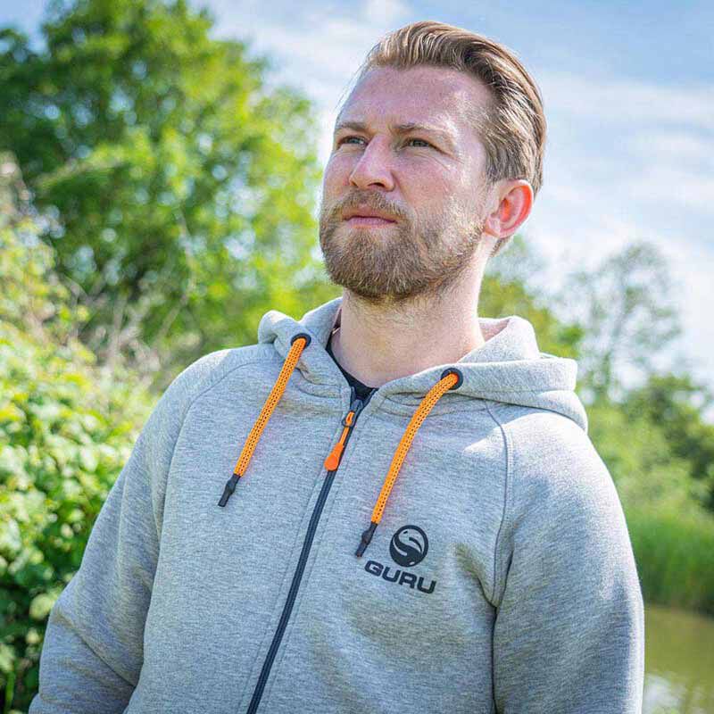 Sweat &agrave; capuche GURU AVENTUS HOODIE GREY - Sweatshirts | Pacific P&ecirc;che
