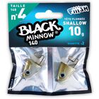 T&ecirc;te plombee fiiish black minnow 140 shallow 10g (x2) - T&ecirc;tes Plomb&eacute;es | Pacific P&ecirc;che