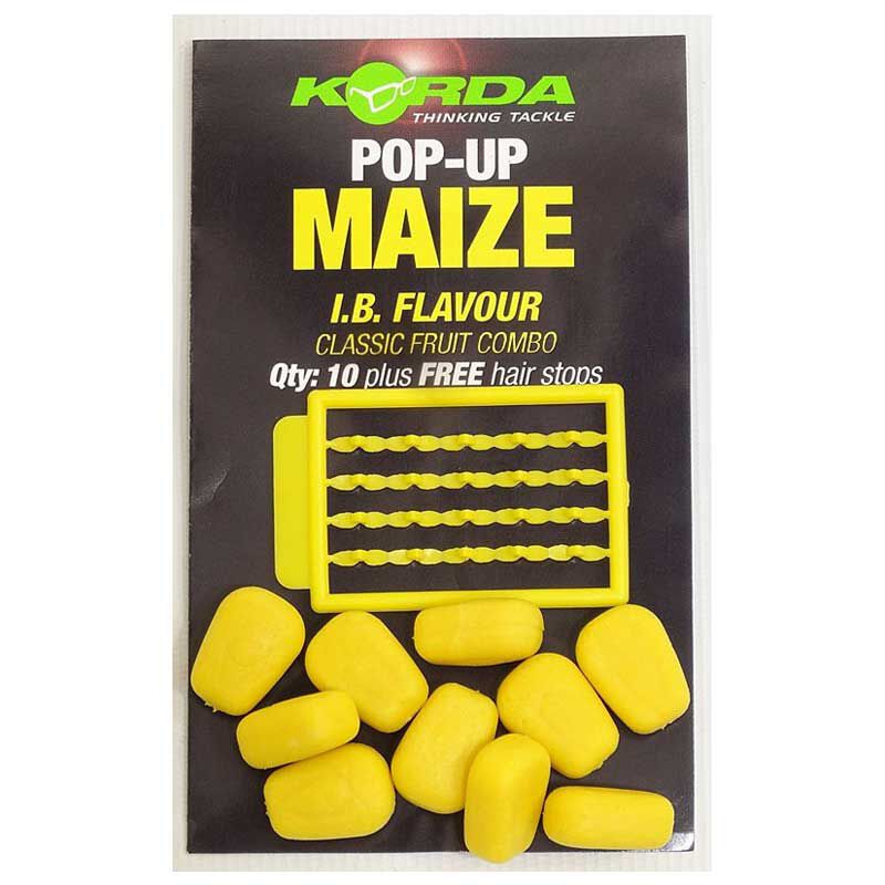Grains de ma&iuml;s artificiels carpe korda pop up maize ib - Imitations | Pacific P&ecirc;che