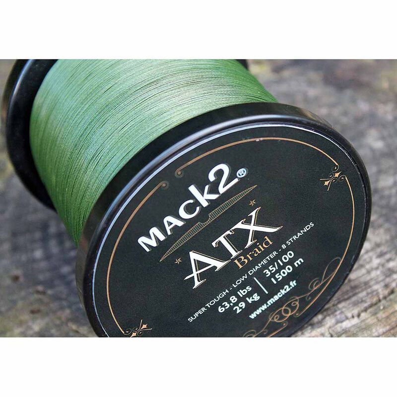 Tresse mack2 atx braid 1500 m - Tresse | Pacific P&ecirc;che