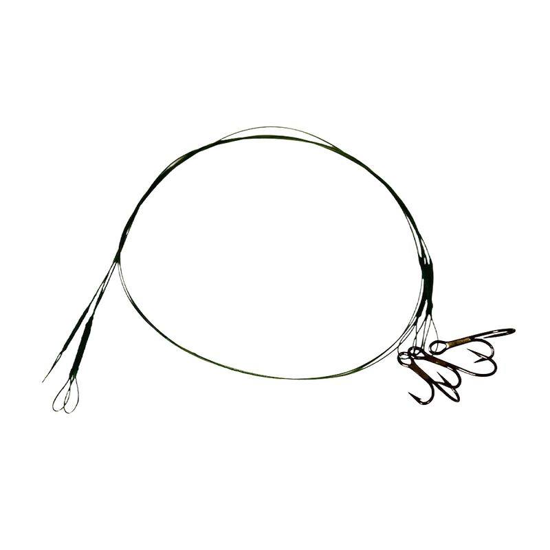 Bas de ligne acier Redfish Powersteel 7 Brins 40cm Hame&ccedil;on Ryder (x3)  - Bas de ligne mont&eacute;s | Pacific P&ecirc;che