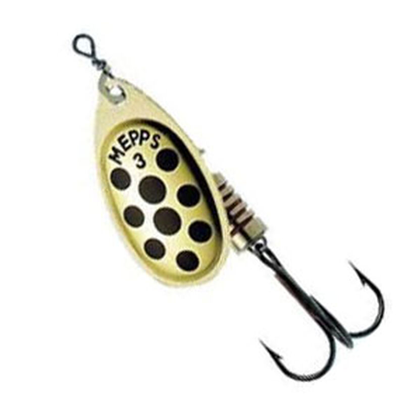 Cuill&egrave;re tournante carnassier mepps aglia or points noirs (x2) - Cuill&egrave;res | Pacific P&ecirc;che